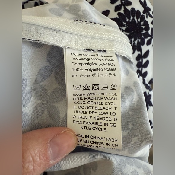 SHEIN Black & White Wide Leg Pant, size large. - Picture 11 of 12